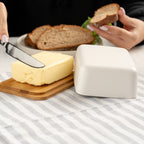 Butterdose mit Bambusdeckel