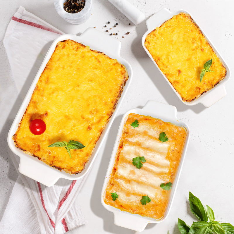 MIAMIO - Auflaufformen Set 3-teilig Palmanova aus Keramik 