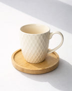 Holzuntersetzer Bambus 4er Set 13 cm