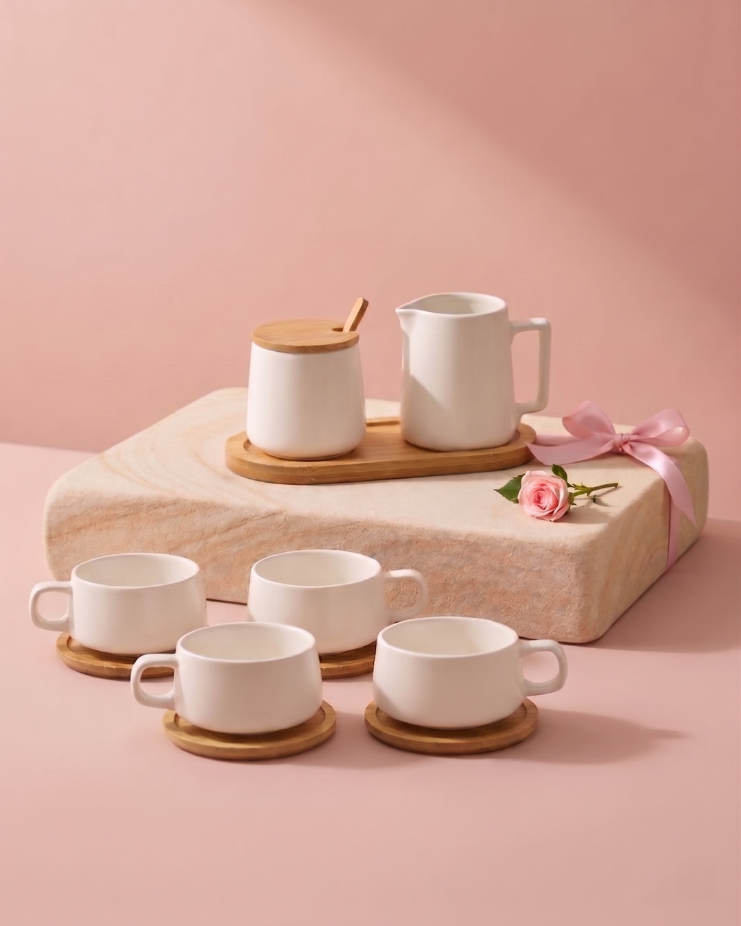 Cappuccino-Moment Geschenk-Set Luxe für Mama 5-teilig