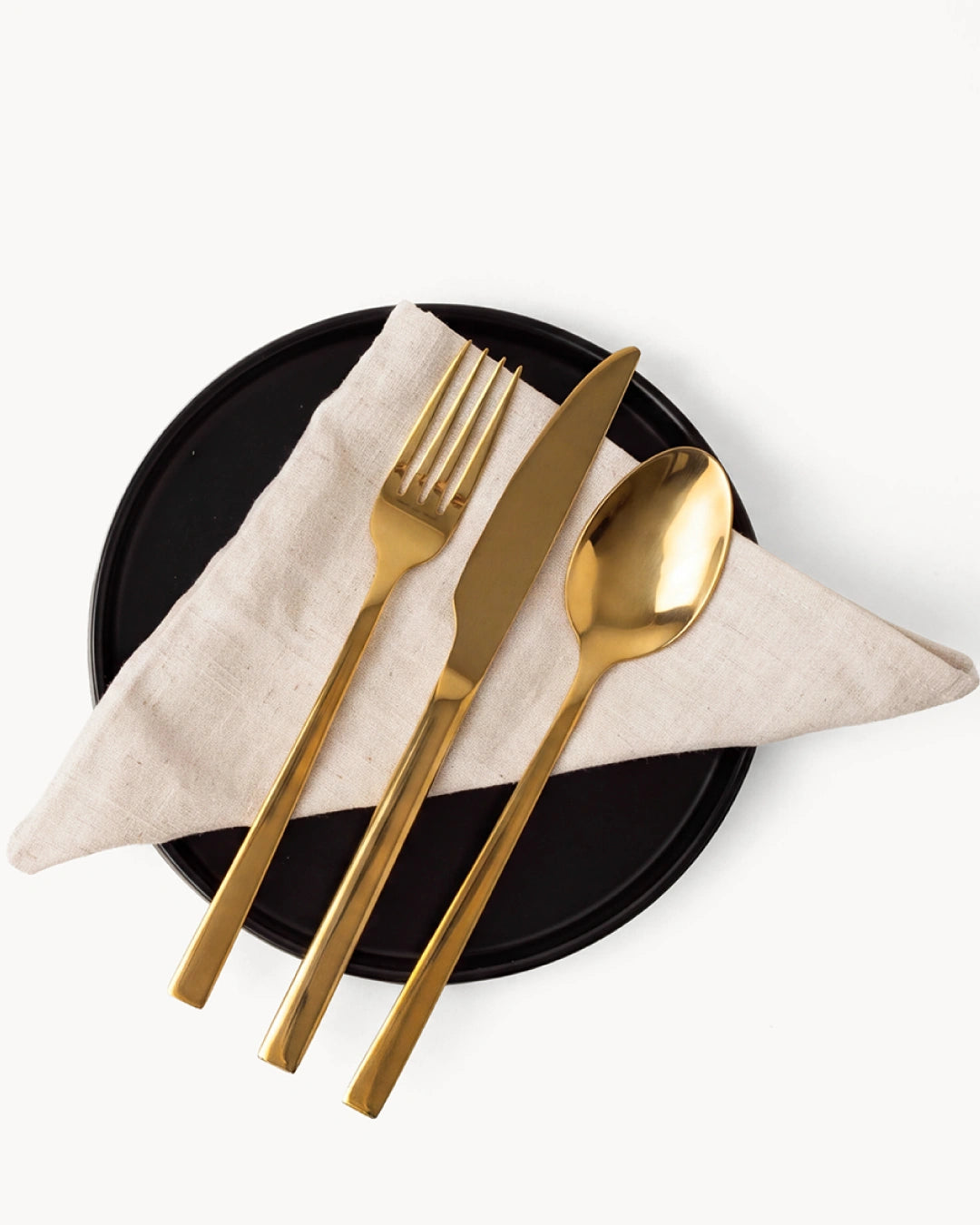 Besteckset Gold aus Edelstahl 18/10