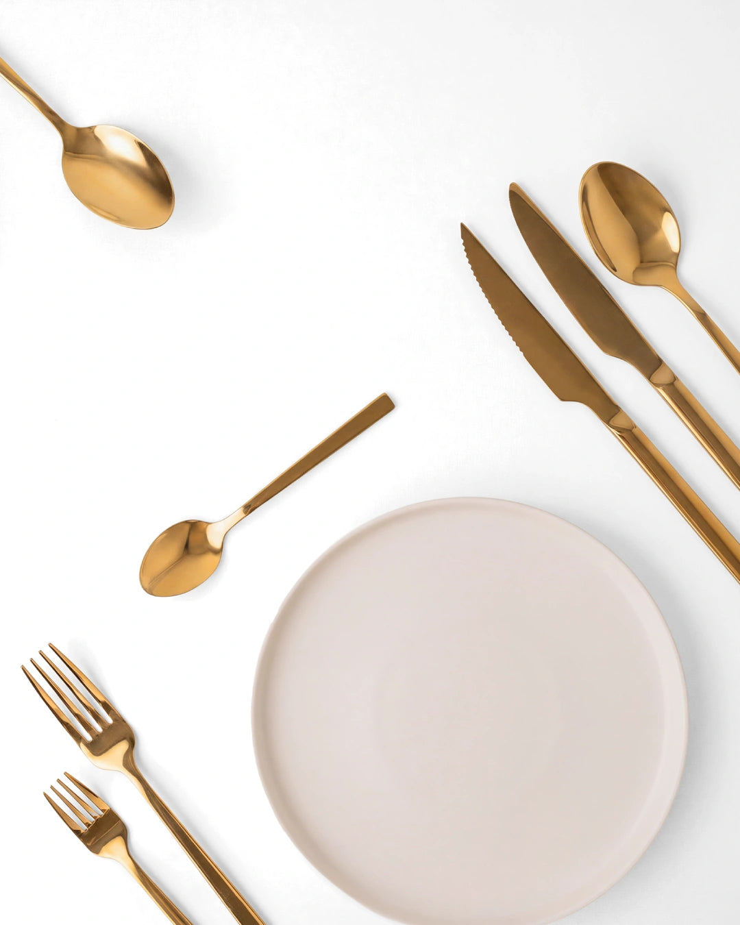 Besteckset Gold aus Edelstahl 18/10