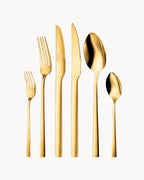 Besteckset Gold aus Edelstahl 18/10