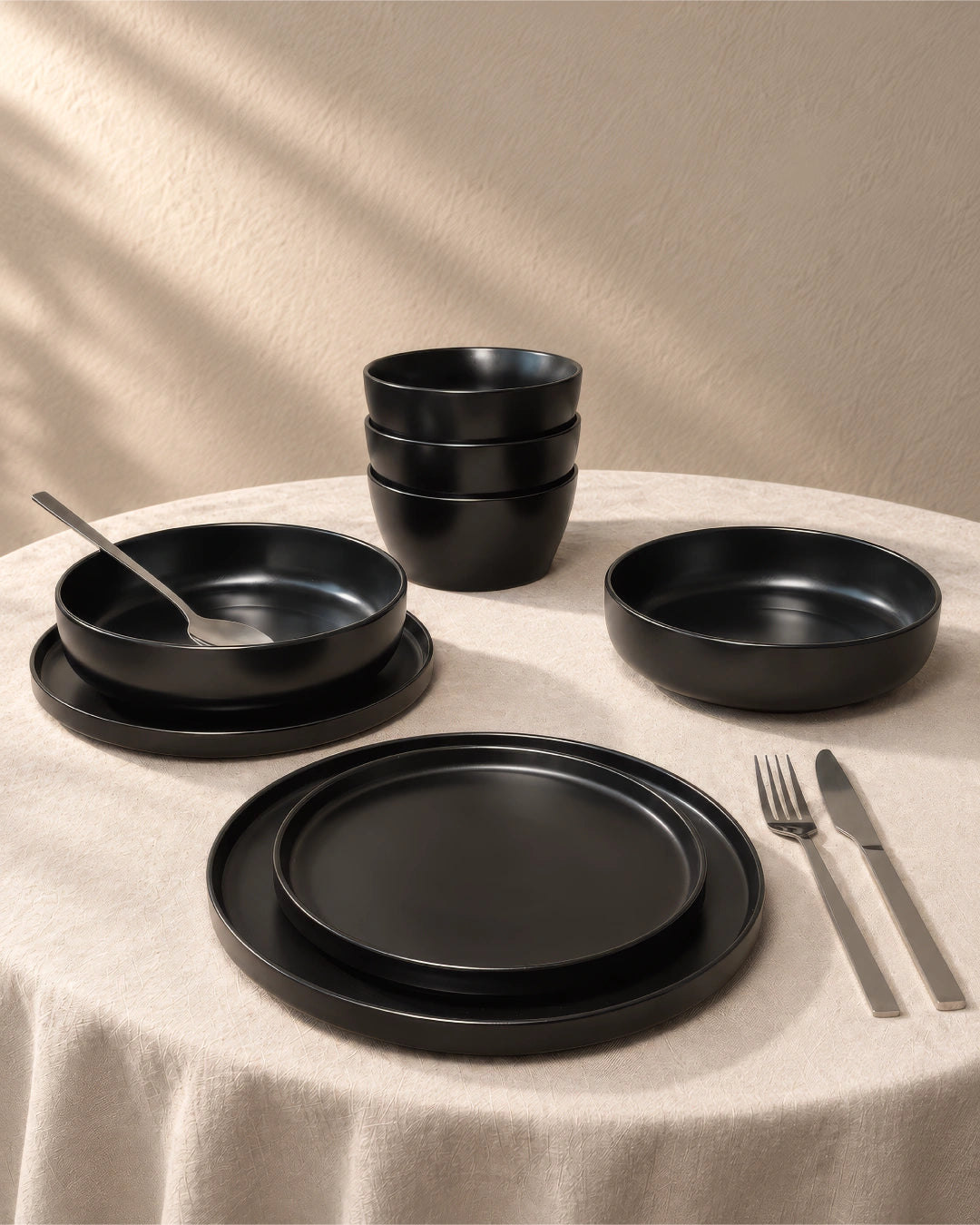 Geschirrset Luxe 32 teilig für 8 Personen mit Suppentellern