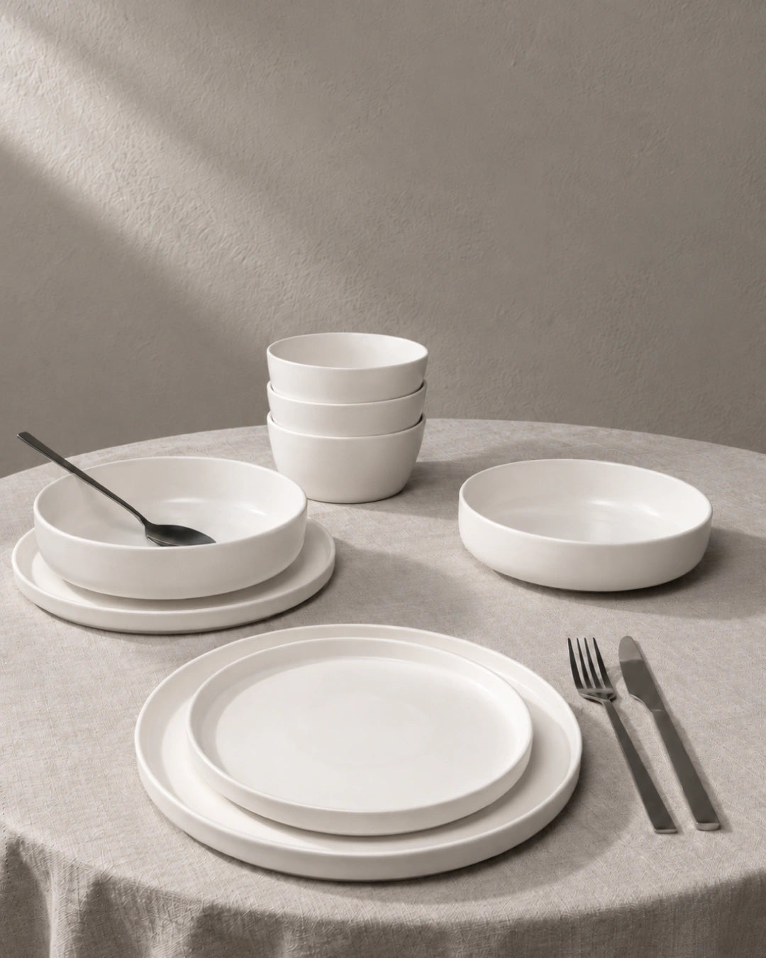 Geschirrset Luxe 32 teilig für 8 Personen mit Suppentellern