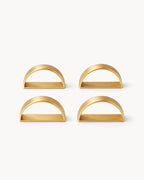 Serviettenringe Metall 4er Set