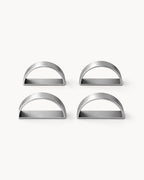 Serviettenringe Metall 4er Set