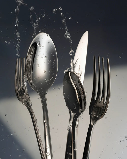 Besteckset Silber aus Edelstahl 18/10