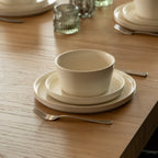 Miamio Geschirr Set Luxe 12-teilig fur 4 Personen, Tassen & Schusseln Keramik