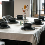 Miamio Geschirr Set Luxe 12-teilig fur 4 Personen, Tassen & Schusseln Keramik