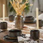 Geschirrset - Teller und tassen Sierra Basalt