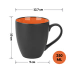 Miamio Kaffeetassen Le Papillon 6er Set Keramik 350ml