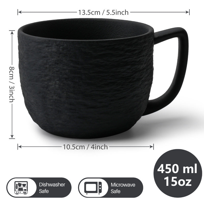 Miamio Kaffeetassen Oasis 4er Set Keramik 450ml