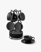 Miamio Cappuccinotassen Le Papillon 6er Set Keramik 175ml