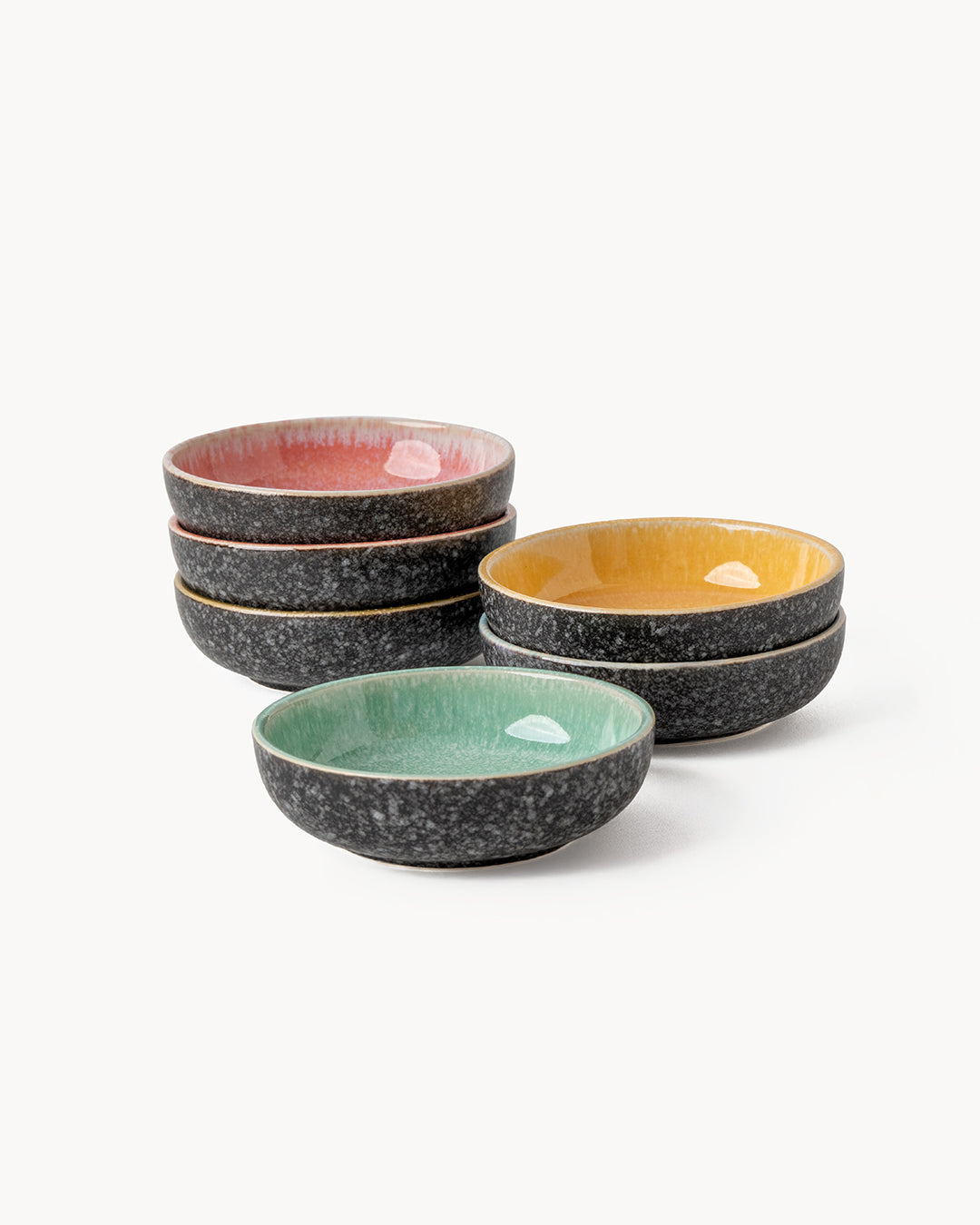 Miamio Dipschalen Las Palmitas 6er Set Keramik 85ml