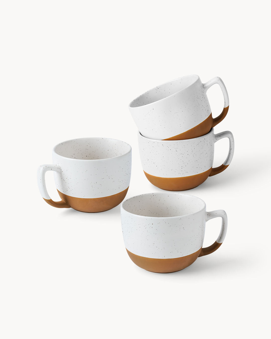 Miamio Kaffeetassen Aura 4er Set Keramik 450ml