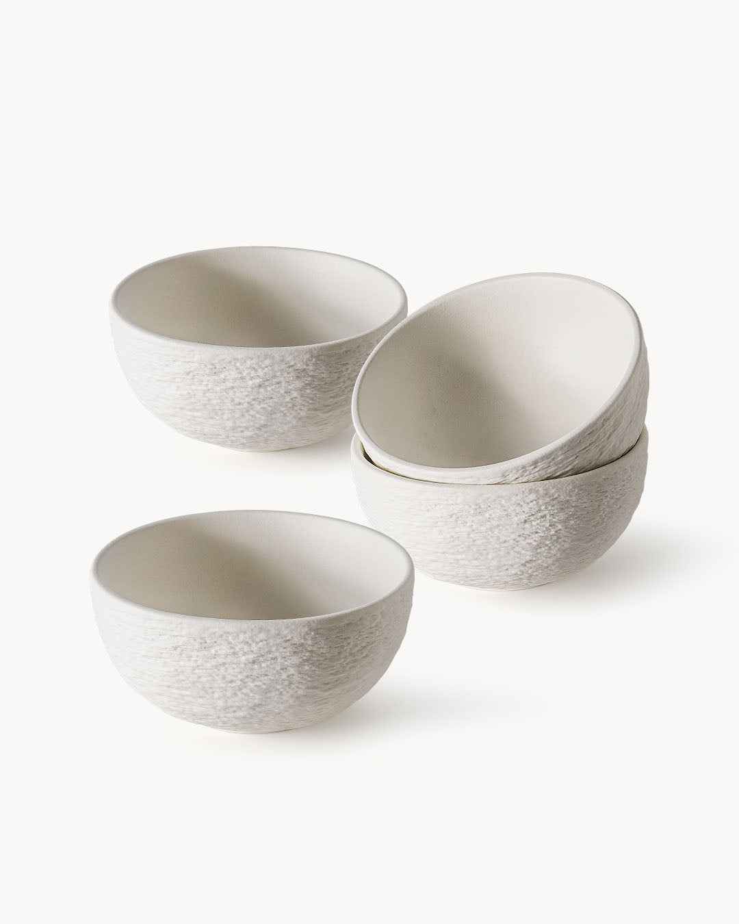 Miamio Schüssel weiß Oasis 4er Set Keramik 750ml