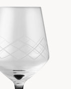 Miamio Weißweingläser Crystaluna 4er Set Glas mit schwarzem Fuß 3