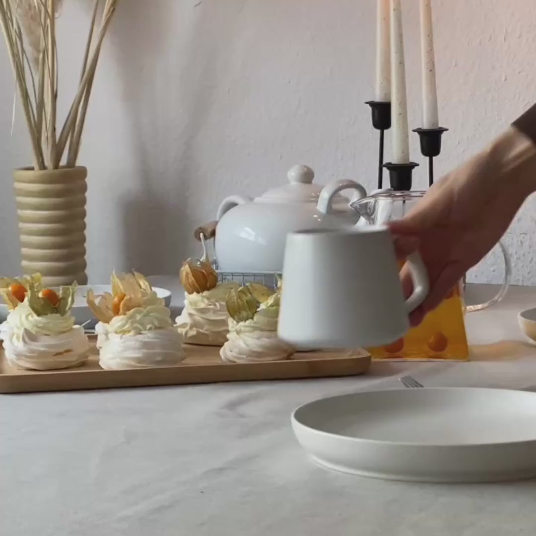 Miamio Kaffeetassen Luxe 4er Set Keramik 420ml